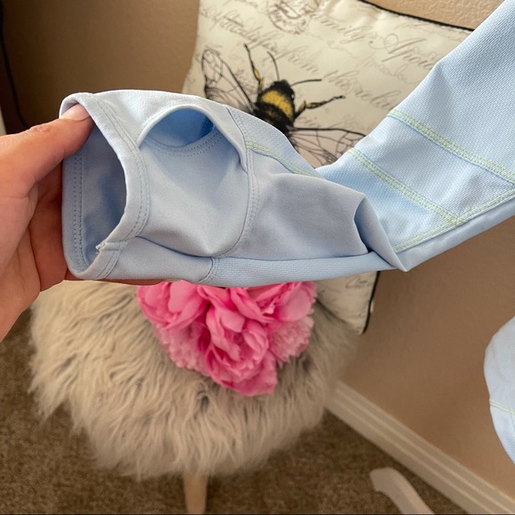 Nike womens blue sphere dry zip up sweatshirt L - Picture 6 of 7